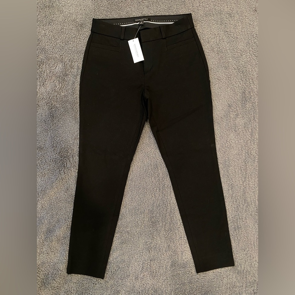 Banana Republic Black Slack Sloan Ankle Pant Petite